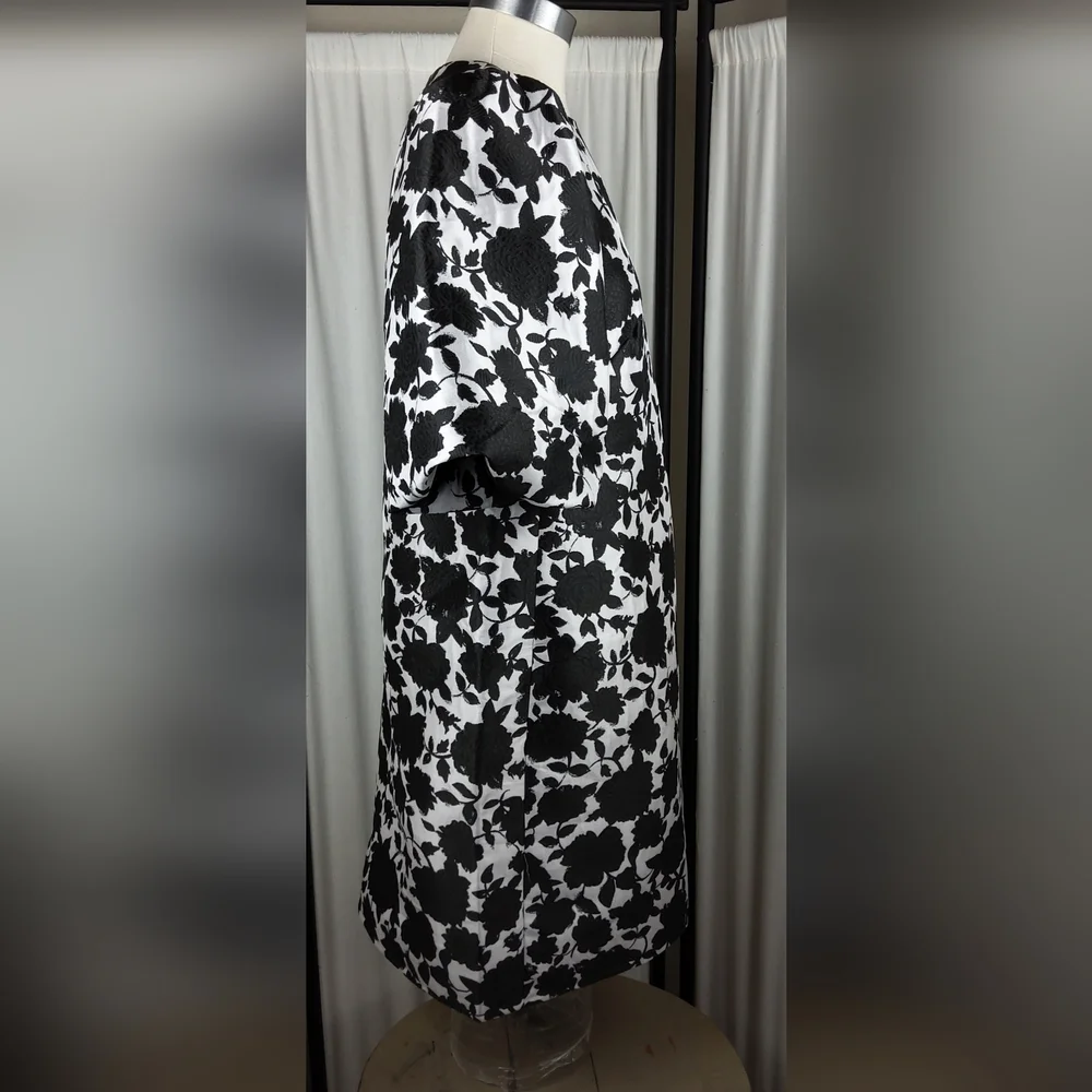 Kate Spade New York, Floral Taxi Mainline Dress, Black&White, Women's Size 6 NWT